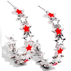 ❤️🤍💙PATRIOTIC❗️🇺🇸 PAPARAZZI “STAR SPANGLED STATEMENT” RED / WHITE EARRINGS❗️